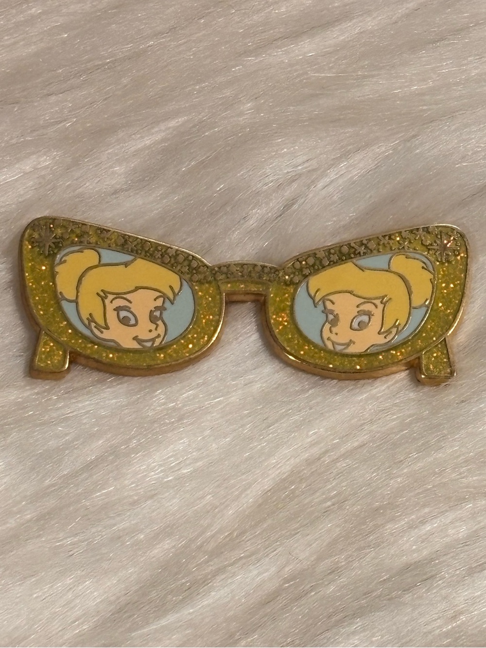 DISNEY DLR WDW CHARACTER SUNGLASSES TINKER BELL GLITTER PIN DISNEY